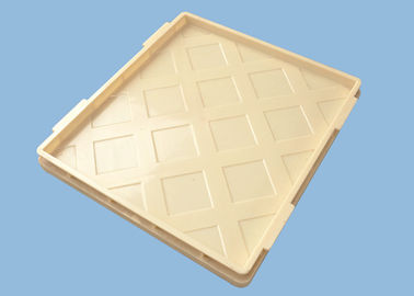 China Embossing Floor Brick Paver Molds Clear Text Patterns For Cement Tiles supplier
