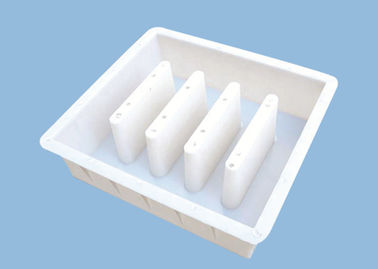 China Ditch Covers Plastic Cement Molds Gutter Cover Block Mould 45 * 45 * 15cm supplier