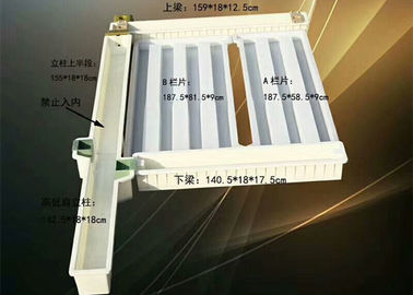 China Injection Plastic Concrete Fence Panel Moulds Stable Structure And Durable supplier