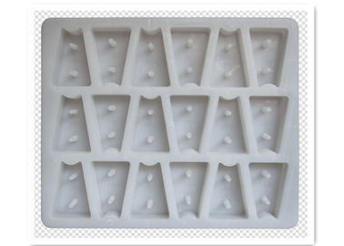 China Durable Concrete Spacer Molds Concrete Brick Mold Smooth Surface 25 * 25 * 6cm supplier