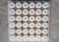 White Plastic Concrete Spacer Molds 25 * 25 * 6cm For Construction Abrasion Resistance supplier