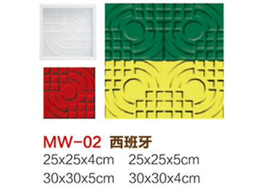China Higher Strength PP Driveway Paver Molds 20 Cm * 16cm Stamping Resistance supplier