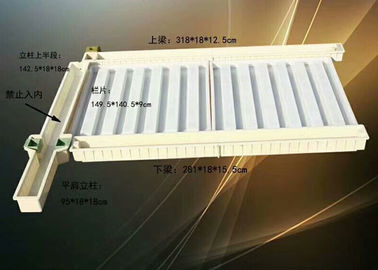 China Reusable Concrete Fence Panel Moulds Precise Measurement Long Service Life supplier