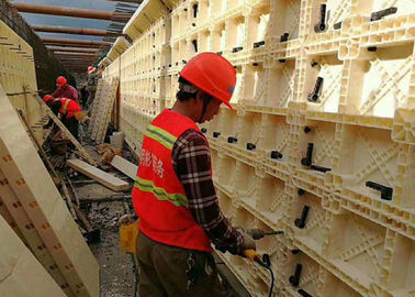 China Concrete Wall Modular Plastic Formwork For Making Culvert Good Toughness supplier