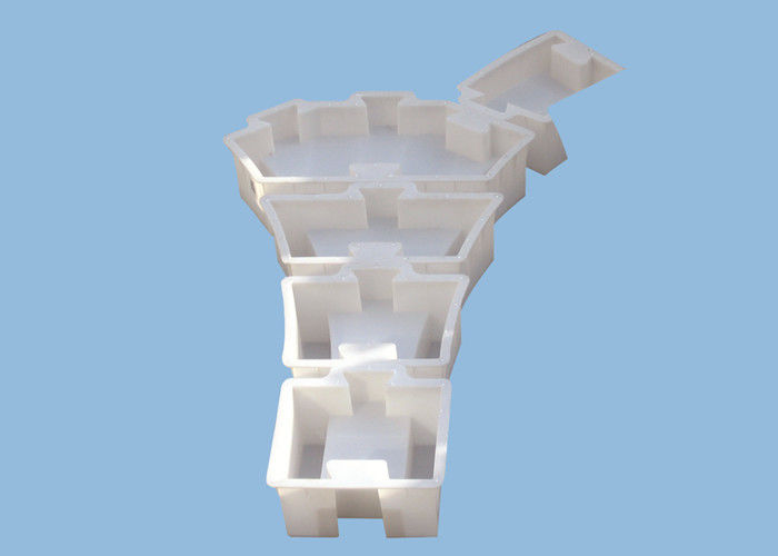 Plastic Precast Retaining Wall Block Molds Slope Protection Flat Face Light Weight - Plastic Molds For Retaining Wall Blocks